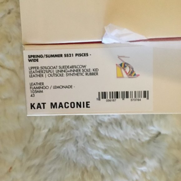Kat Maconie Sandals size 12 W New - Picture 6 of 7
